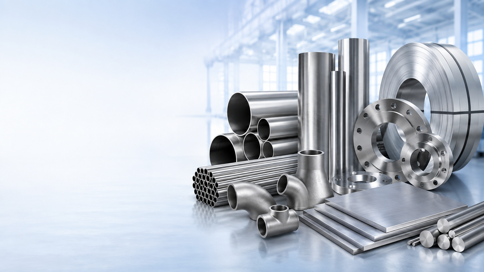 Titanium and nickel industrial materials